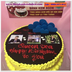 Bánh Sinh Nhật In Hình Ảnh - H428
